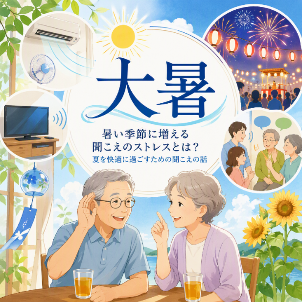 暑い季節に増える聞こえのストレスとは？